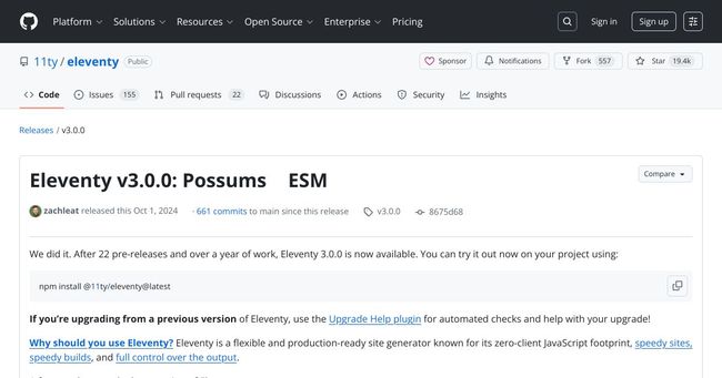 Eleventy v3.0.0: ESM like a Phoenix (the mythical bird, not Arizona)